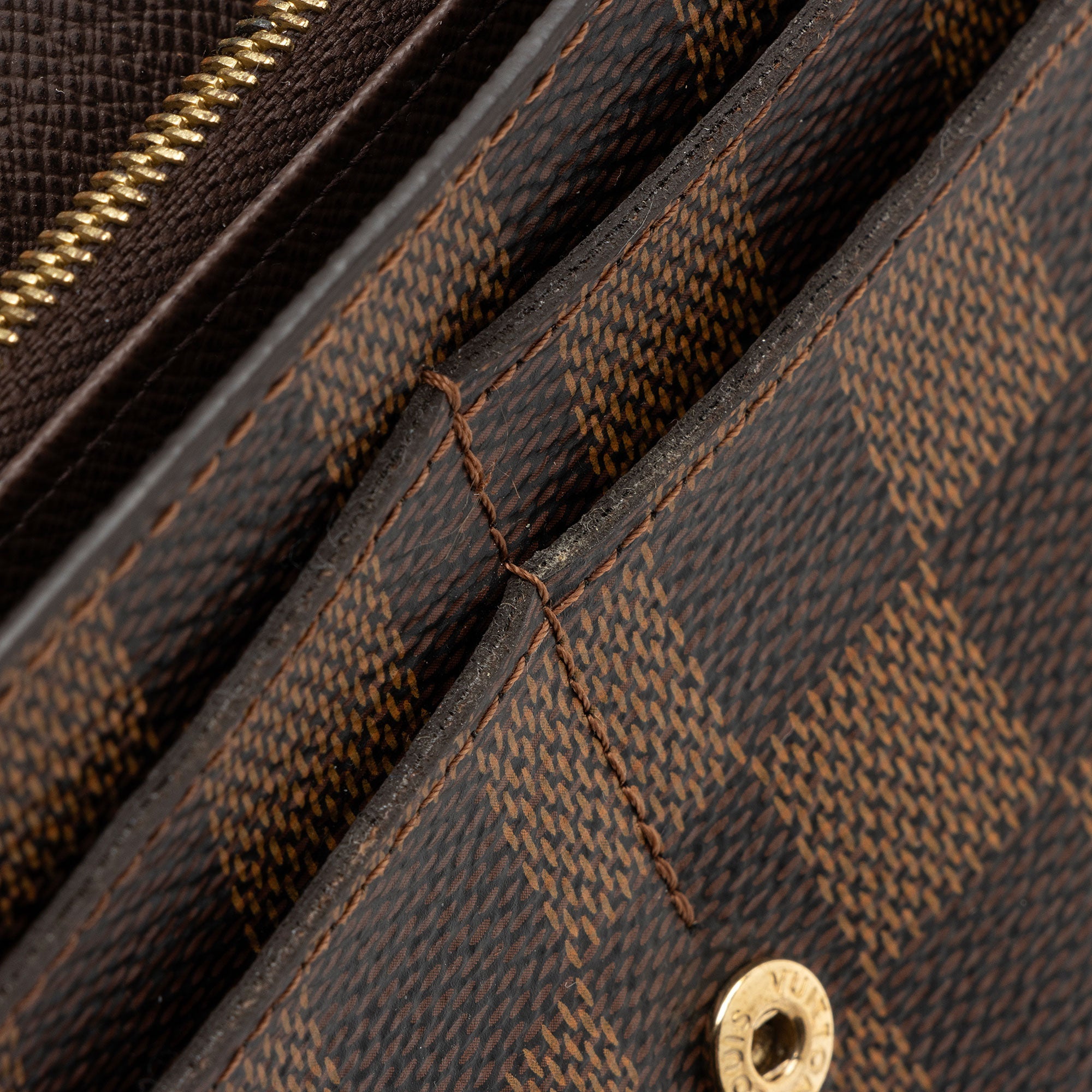 Louis Vuitton Damier Ebene Sarah Wallet