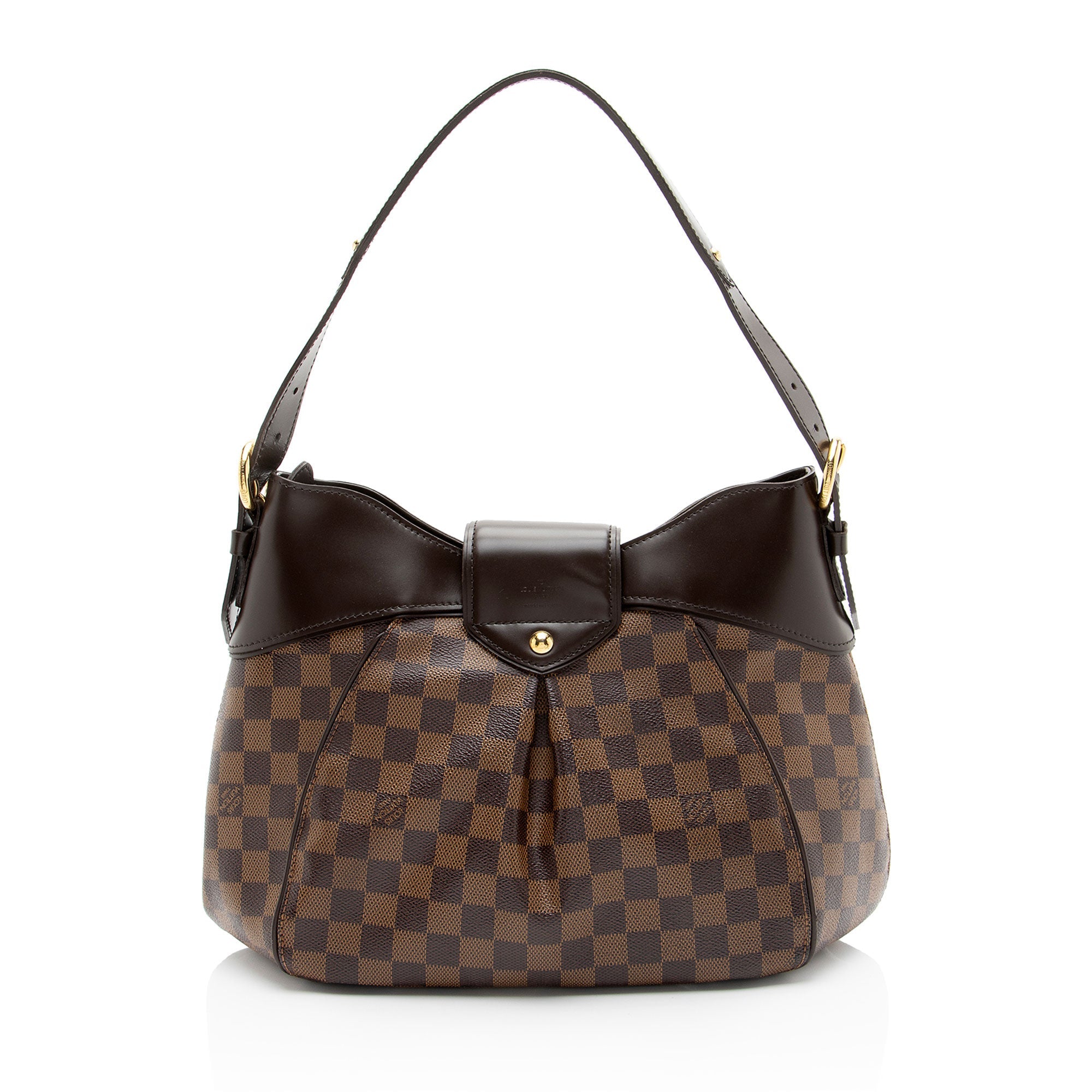 Louis Vuitton Damier Ebene Sistina MM Shoulder Bag