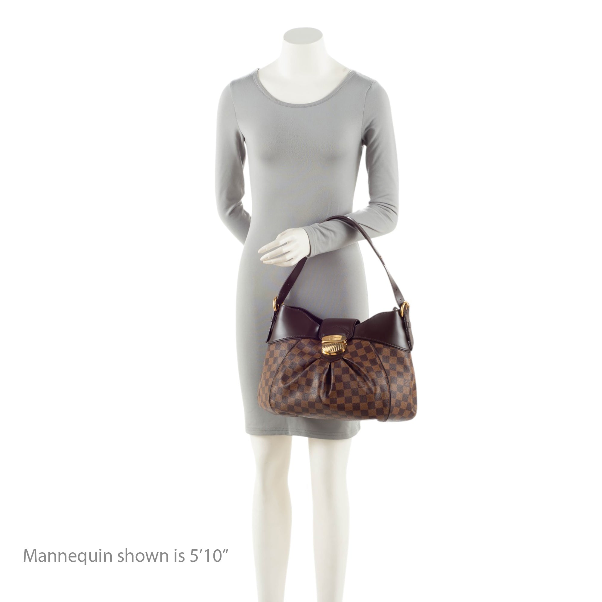Louis Vuitton Damier Ebene Sistina MM Shoulder Bag