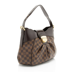 Louis Vuitton Damier Ebene Sistina MM Shoulder Bag