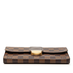Louis Vuitton Damier Ebene Sistina Portefeuille Wallet