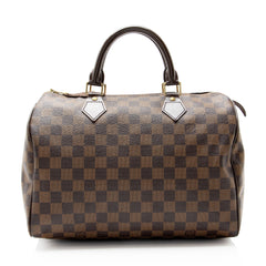 Louis Vuitton Damier Ebene Speedy 30 Satchel