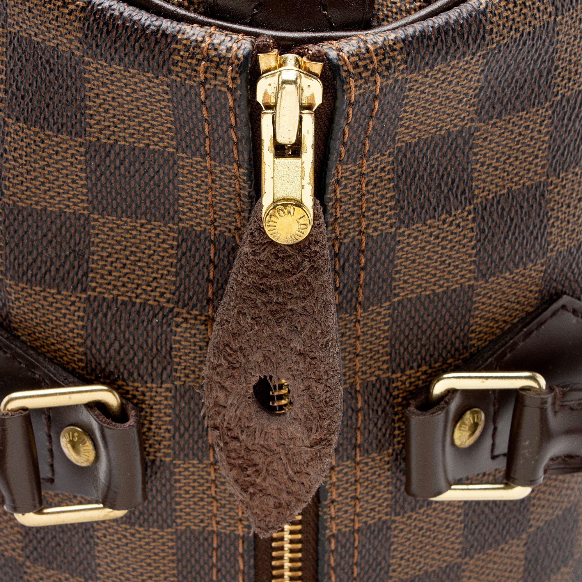Louis Vuitton Damier Ebene Speedy 30 Satchel