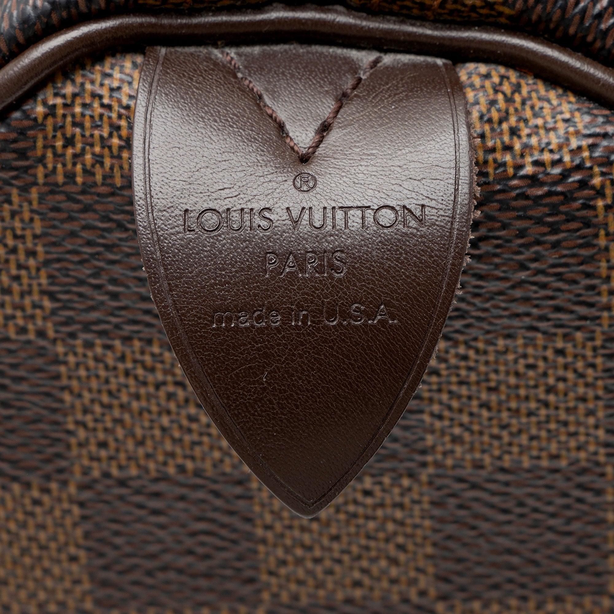 Louis Vuitton Damier Ebene Speedy 30 Satchel