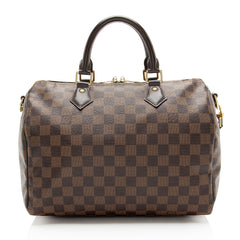 Louis Vuitton Damier Ebene Speedy Bandouliere 30 Satchel