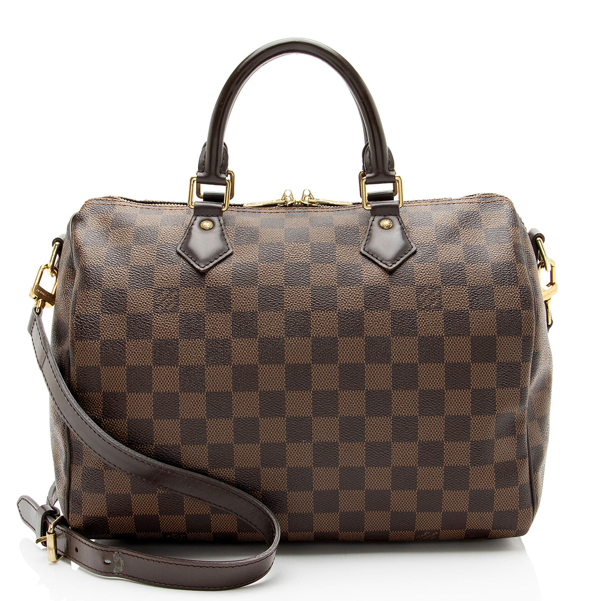 Louis Vuitton Damier Ebene Speedy Bandouliere 30 Satchel