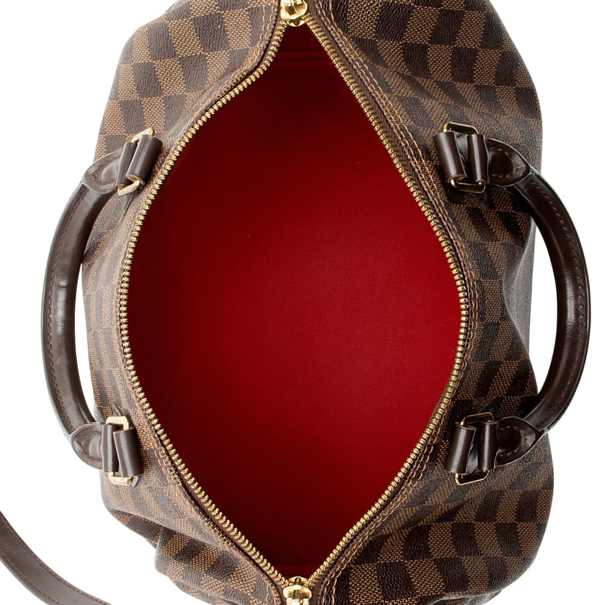 Louis Vuitton Damier Ebene Speedy Bandouliere 30 Satchel