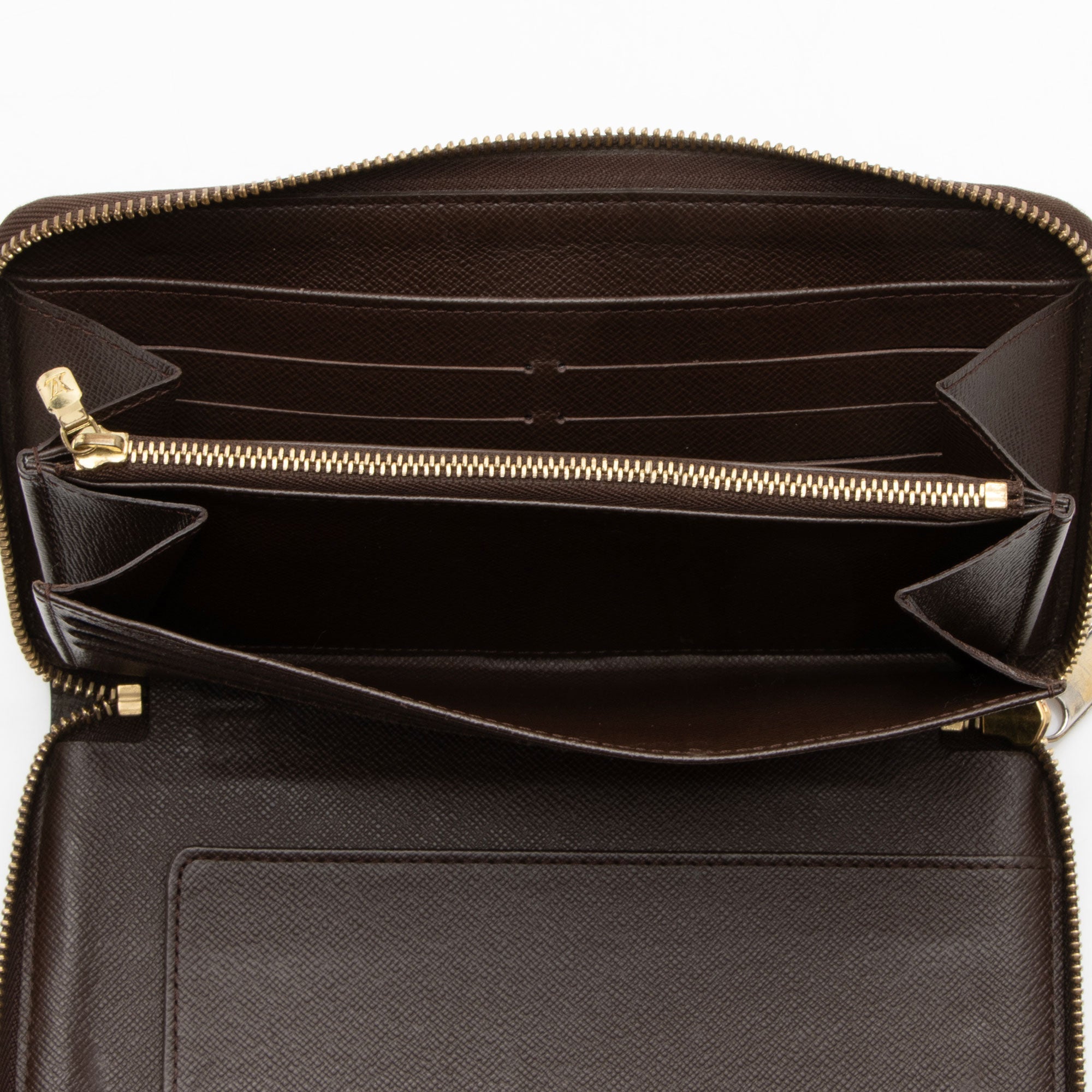 Louis Vuitton Damier Ebene Zippy Organizer Wallet