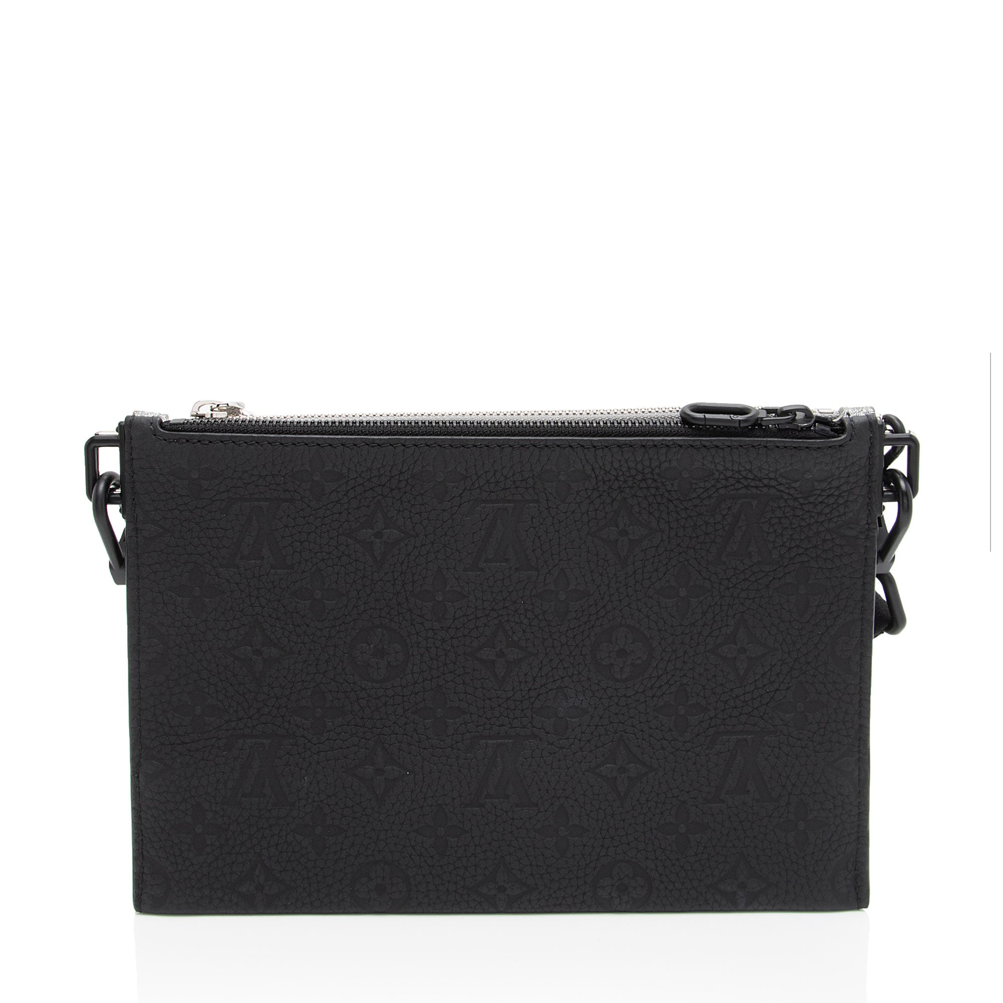 Louis Vuitton Damier Glitter Taurillon In The Loop Trio Pouch
