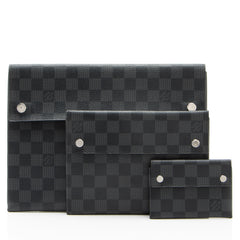 Louis Vuitton Damier Graphite Alpha Triple Pouch Set