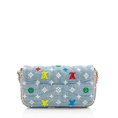 Louis Vuitton Denim New Wave Chain Pochette