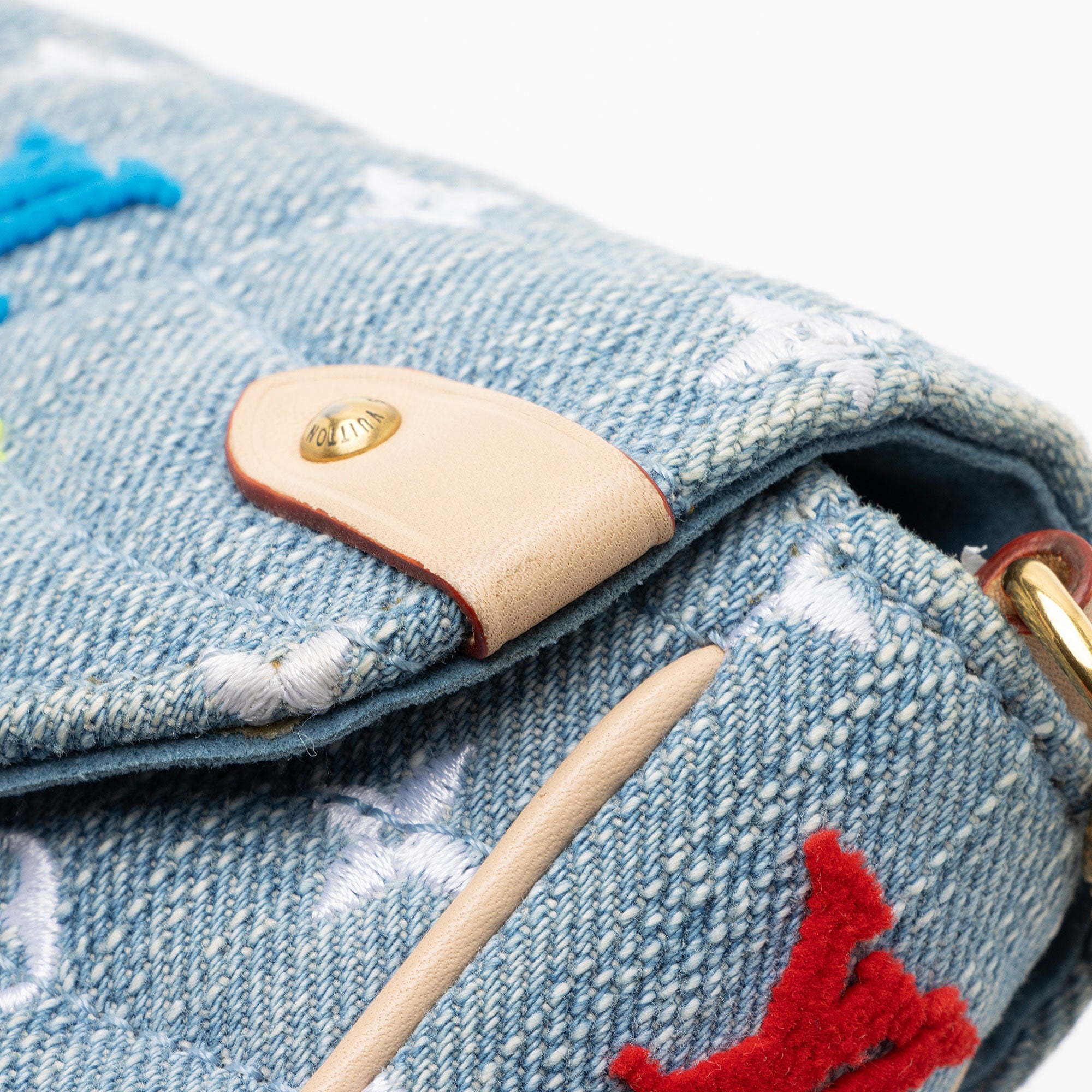 Louis Vuitton Denim New Wave Chain Pochette