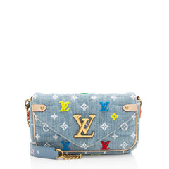 Louis Vuitton Denim New Wave Chain Pochette
