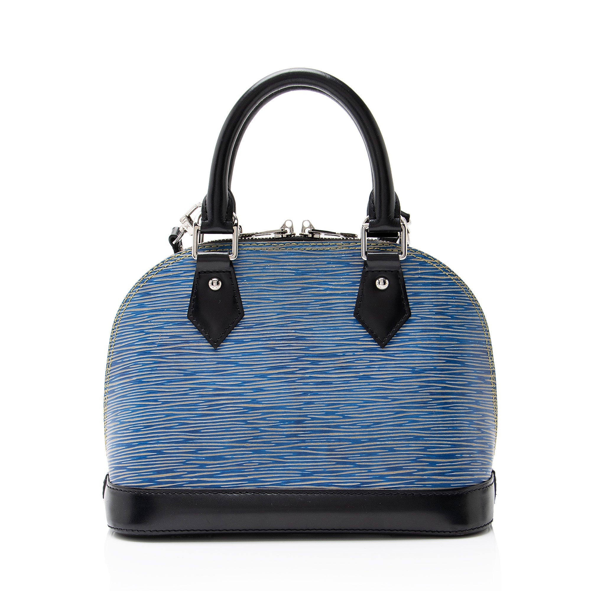 Louis Vuitton Epi Leather Denim Alma BB Satchel