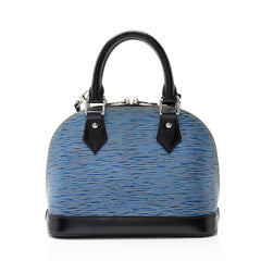 Louis Vuitton Epi Leather Denim Alma BB Satchel
