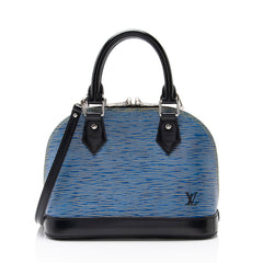 Louis Vuitton Epi Leather Denim Alma BB Satchel