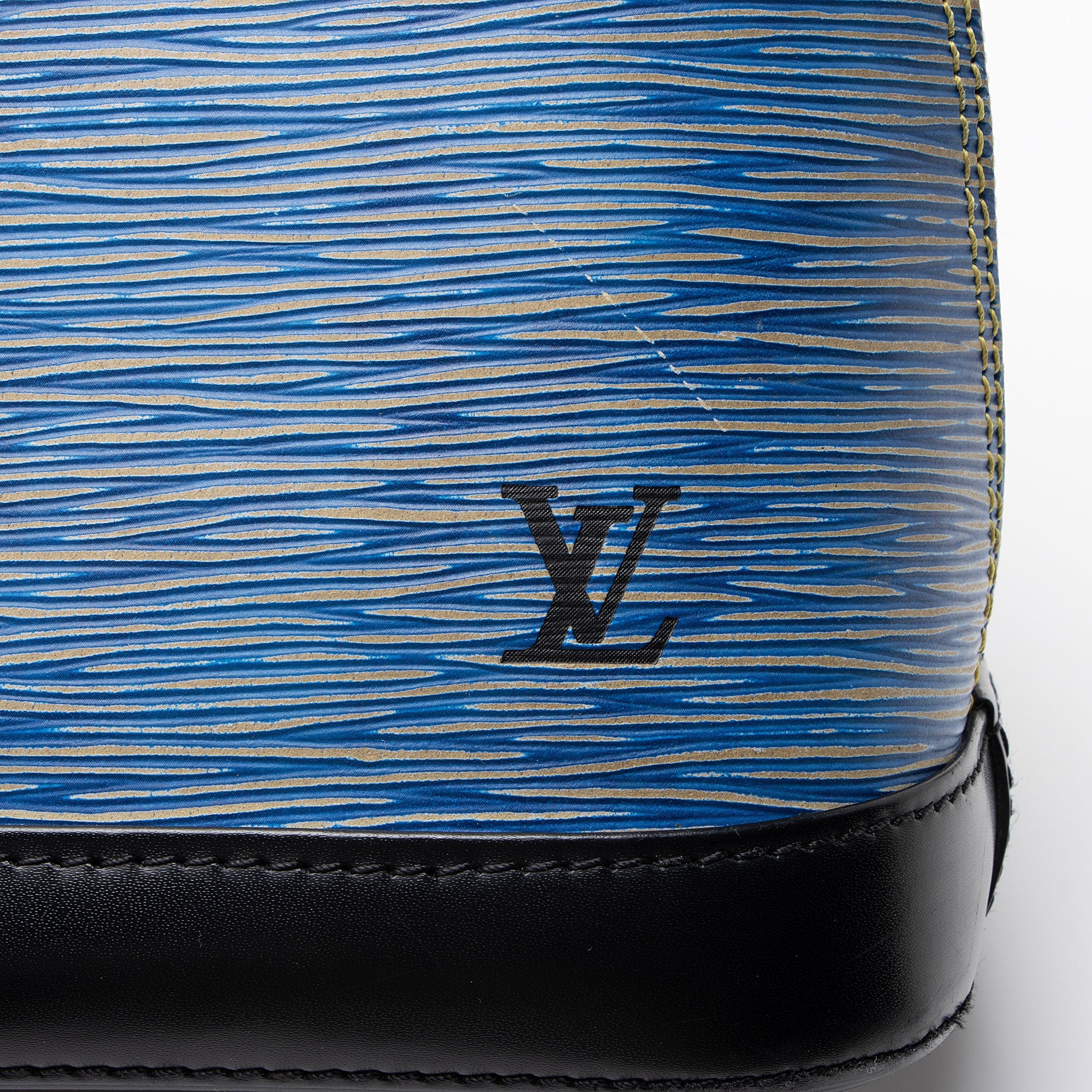 Louis Vuitton Epi Leather Denim Alma BB Satchel