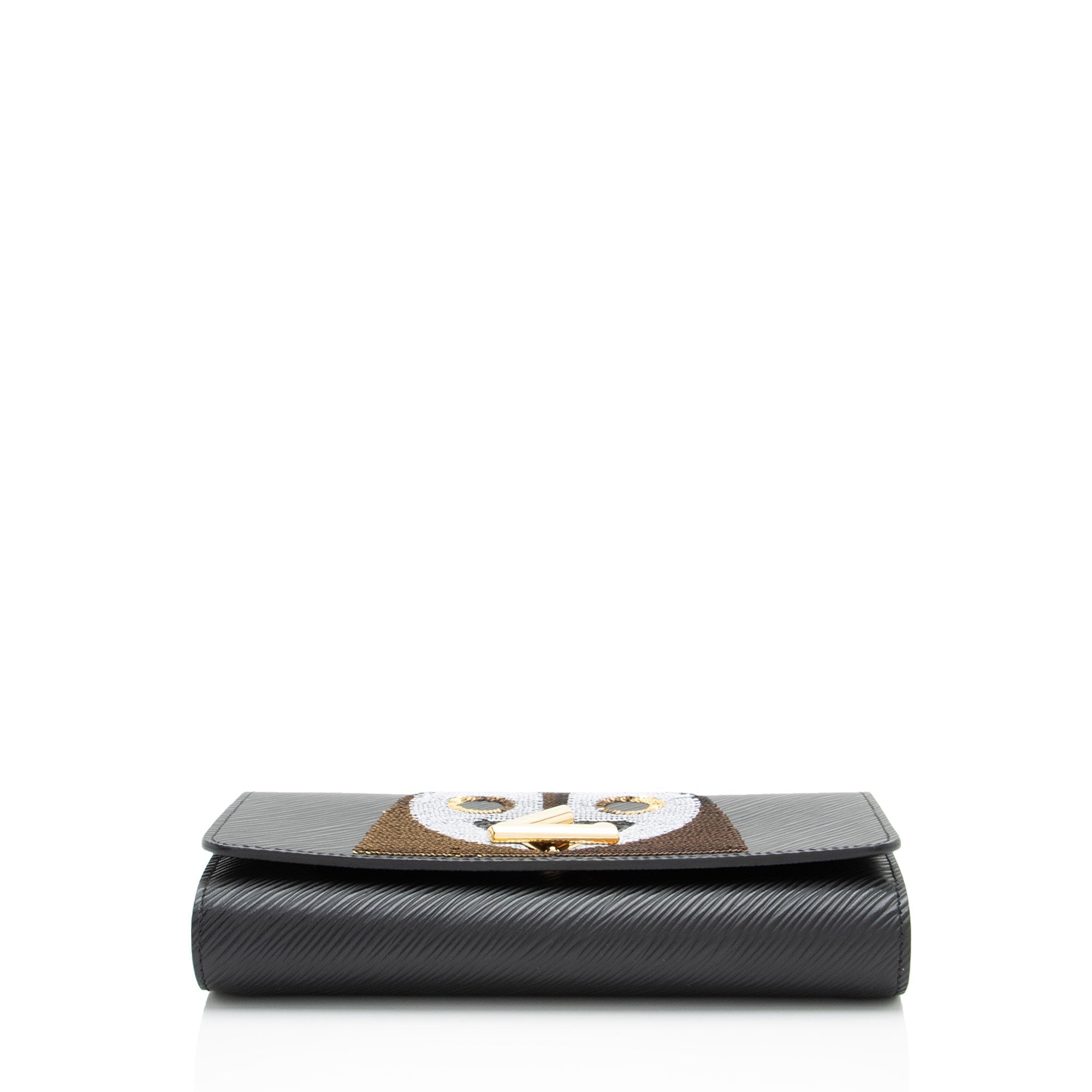 Louis Vuitton Epi Leather Sequin Owl Twist Chain Wallet