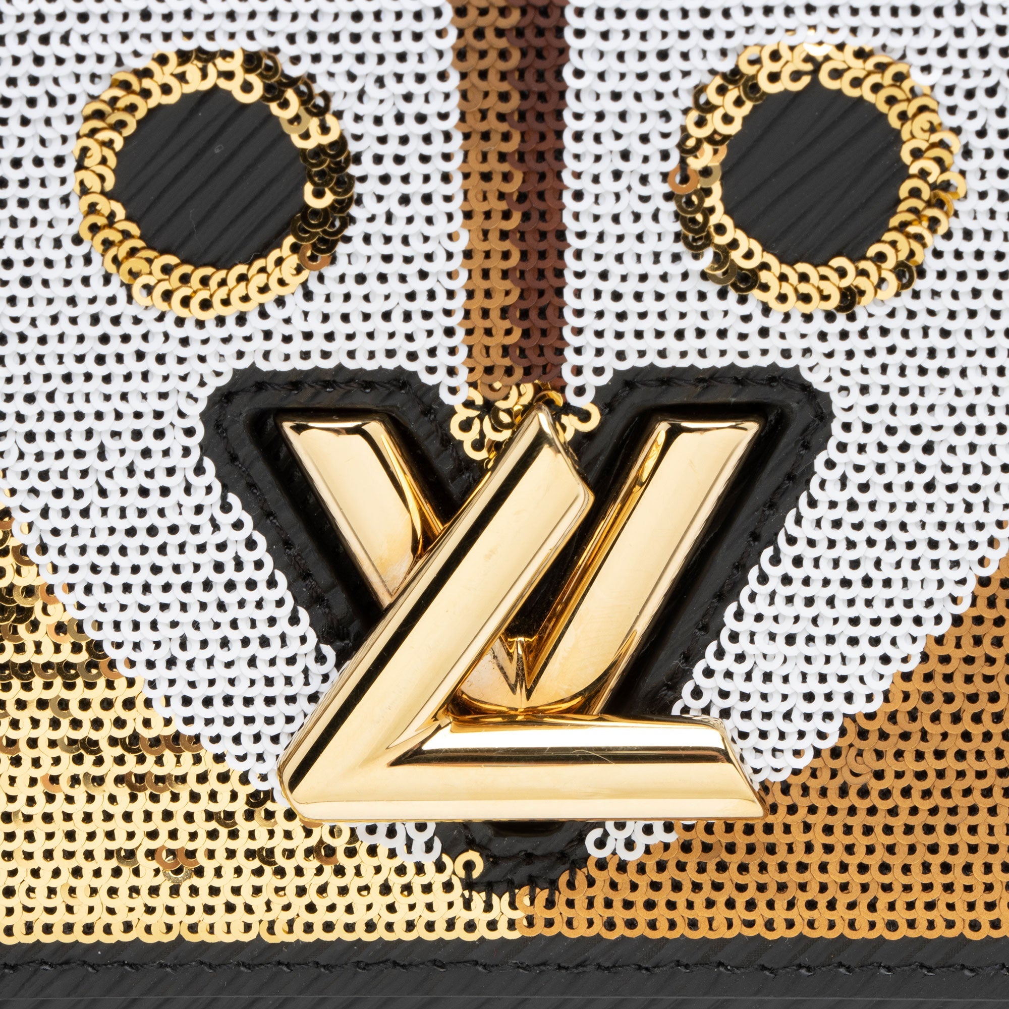 Louis Vuitton Epi Leather Sequin Owl Twist Chain Wallet