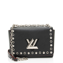 Louis Vuitton Epi Leather Studded Twist MM Shoulder Bag