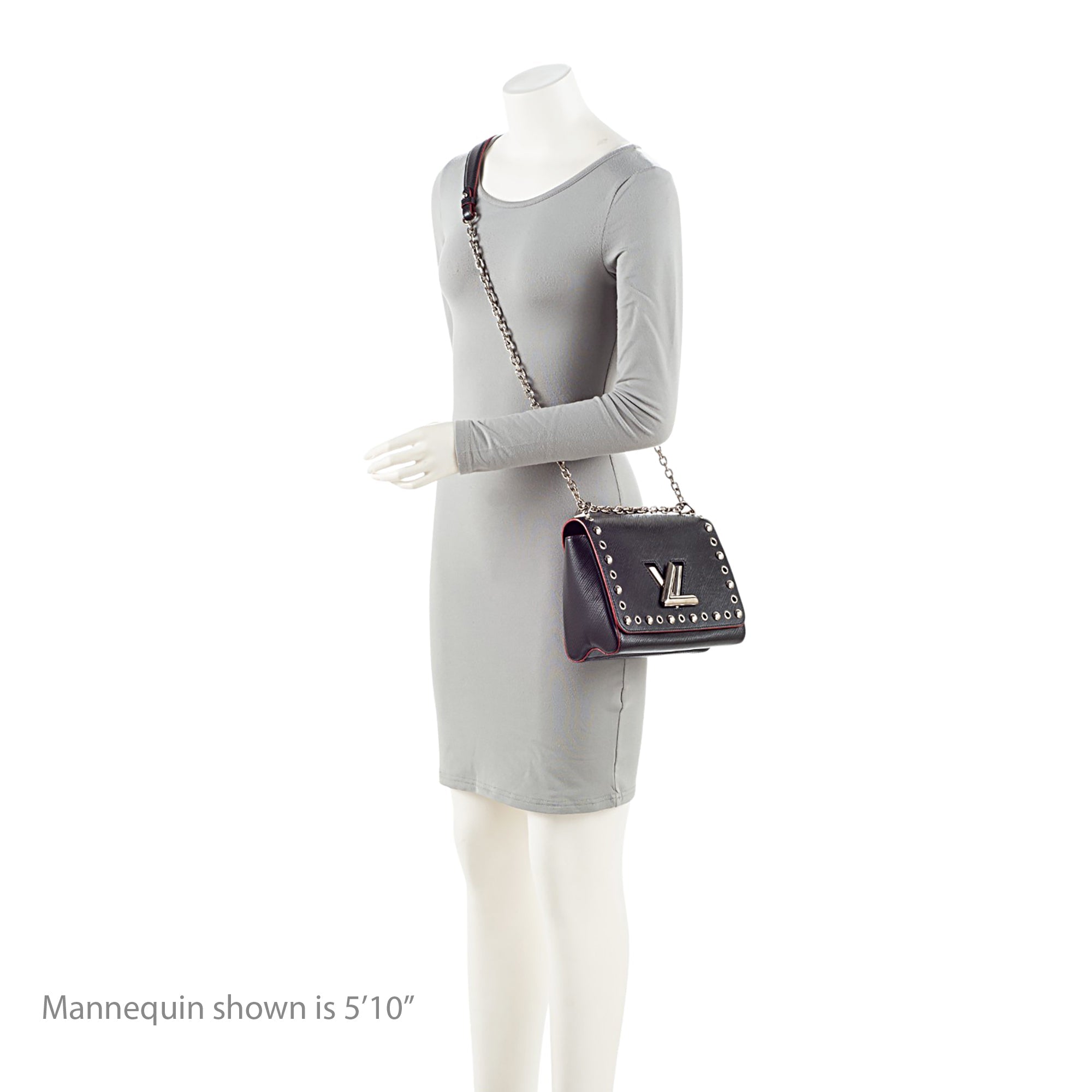 Louis Vuitton Epi Leather Studded Twist MM Shoulder Bag