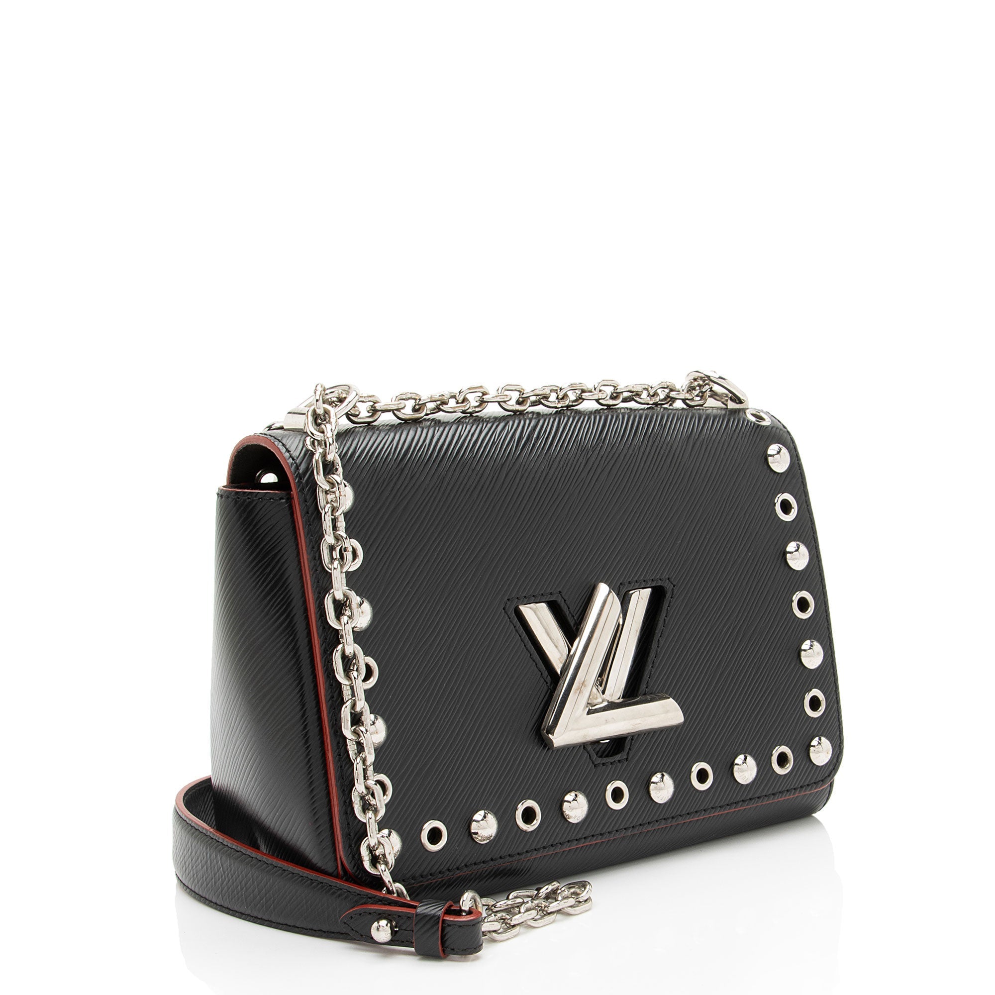 Louis Vuitton Epi Leather Studded Twist MM Shoulder Bag
