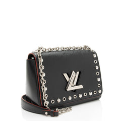 Louis Vuitton Epi Leather Studded Twist MM Shoulder Bag