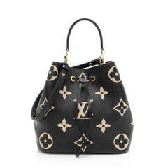 Louis Vuitton Giant Monogram Empreinte Bicolor Neonoe MM Shoulder Bag