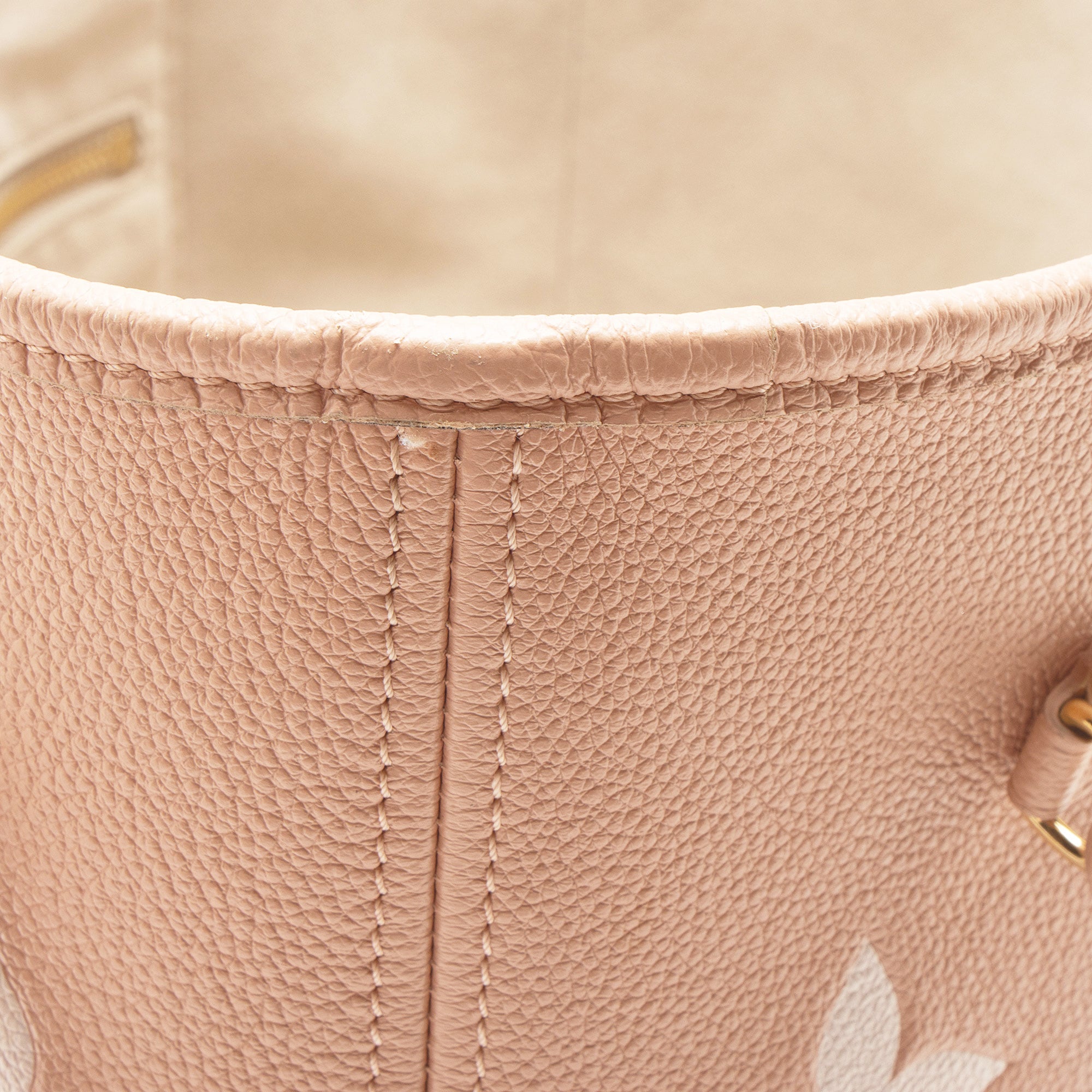 Louis Vuitton Giant Monogram Empreinte Bicolor Neverfull MM Tote