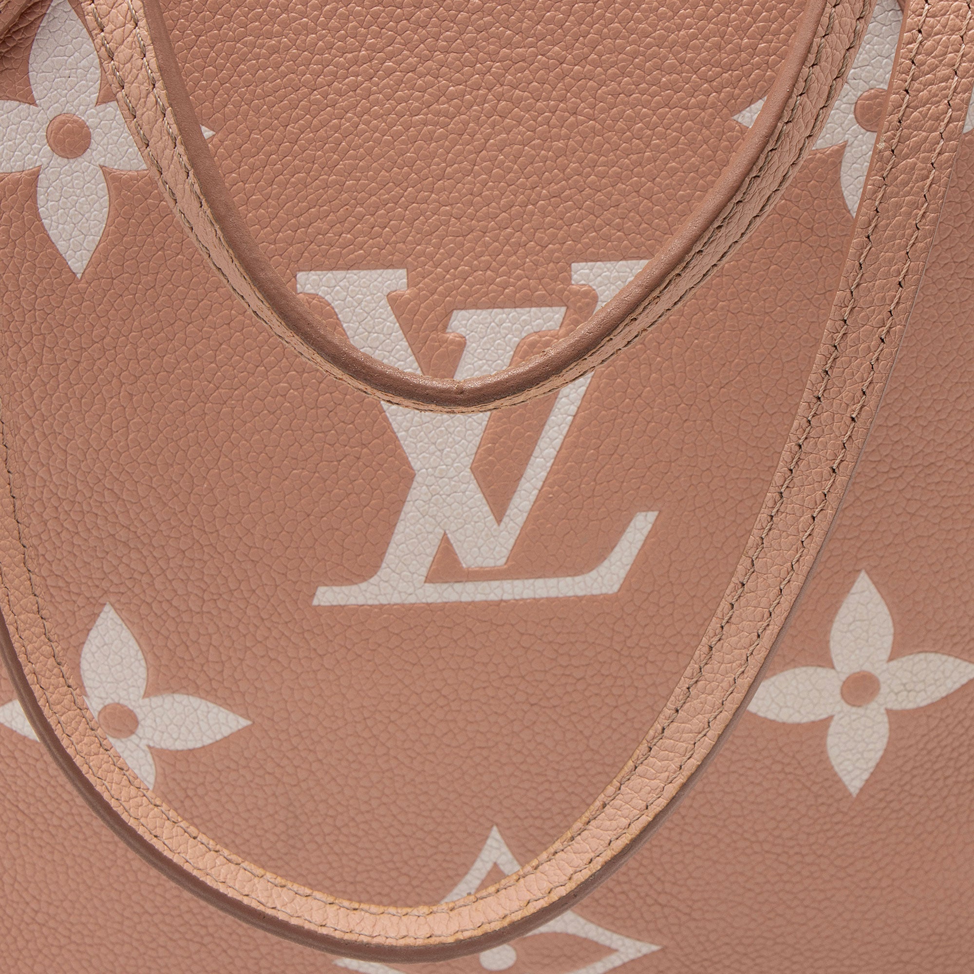 Louis Vuitton Giant Monogram Empreinte Bicolor Neverfull MM Tote