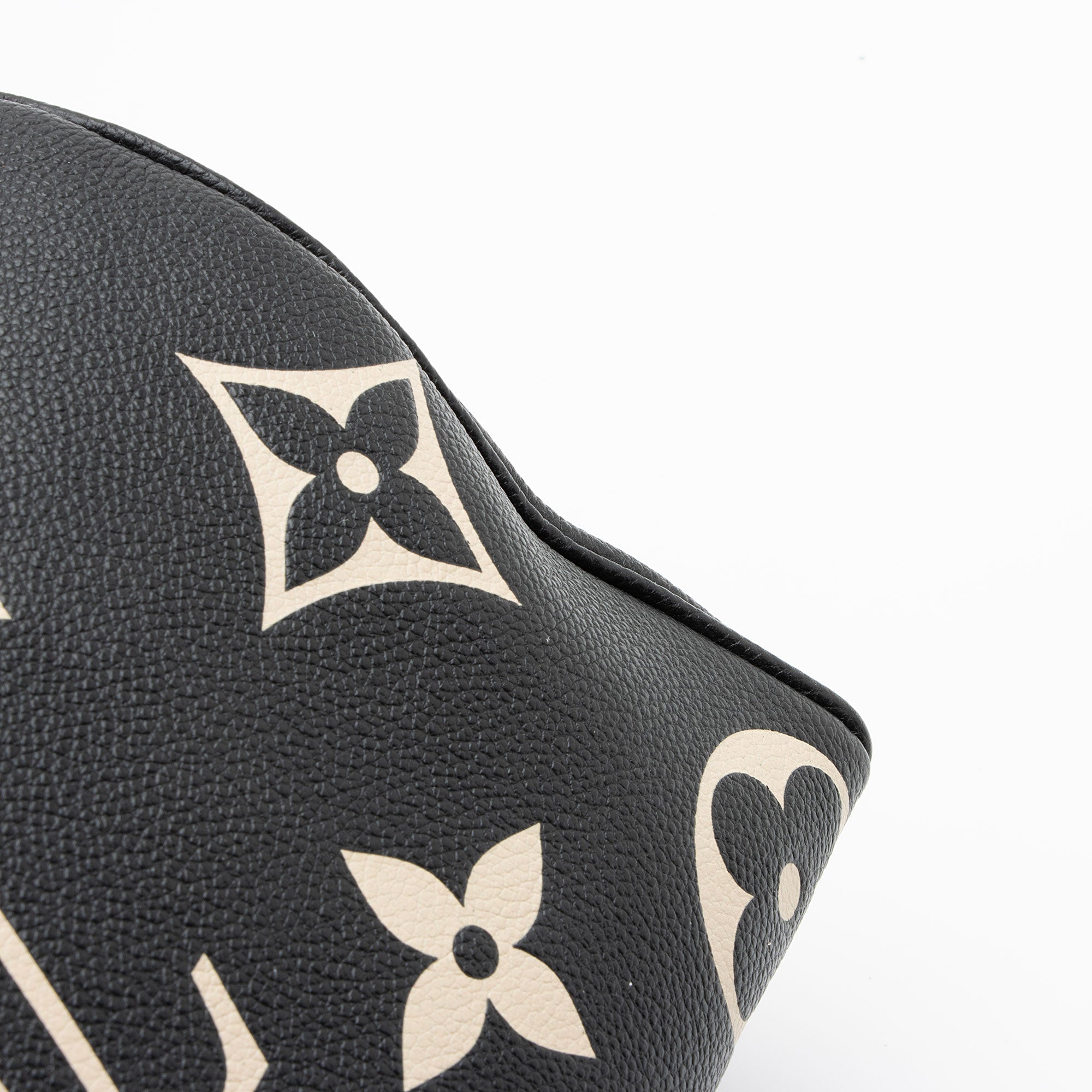 Louis Vuitton Giant Monogram Empreinte Bicolor Speedy Bandouliere 25 Satchel