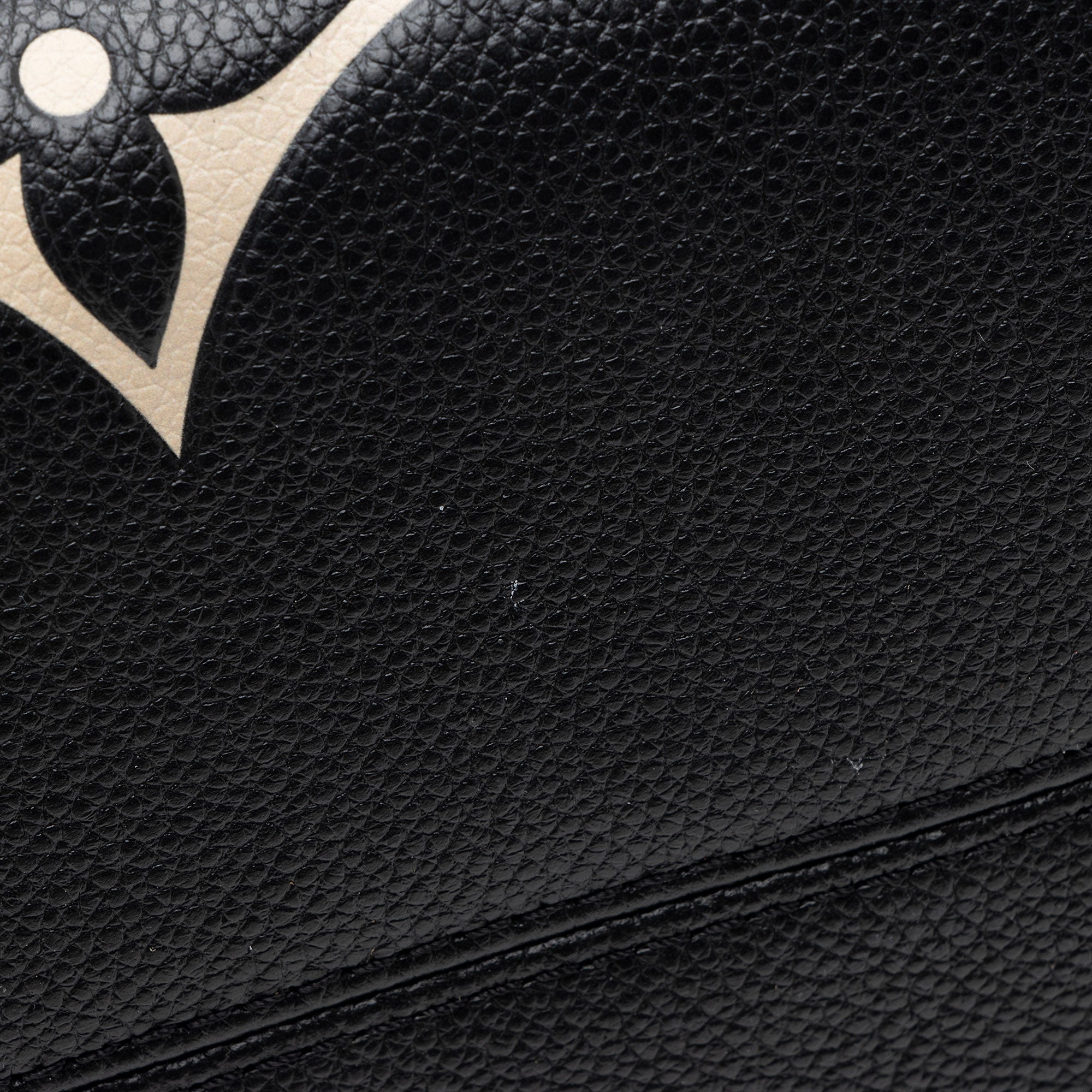 Louis Vuitton Giant Monogram Empreinte Bicolor Speedy Bandouliere 25 Satchel