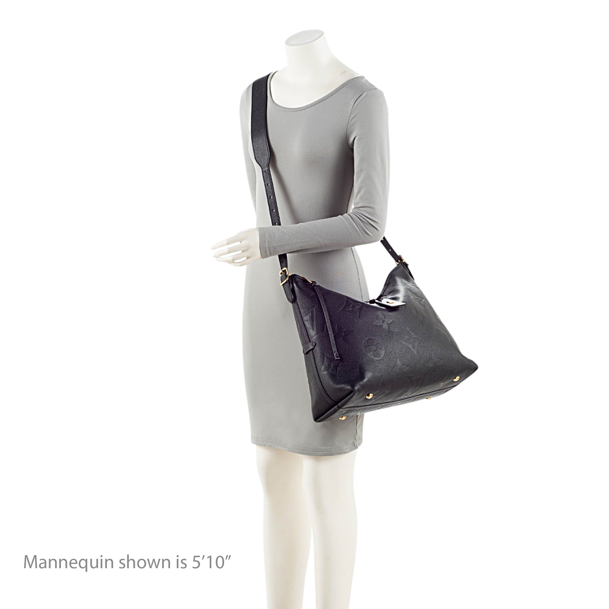 Louis Vuitton Giant Monogram Empreinte CarryAll MM Shoulder Bag