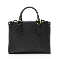 Louis Vuitton Giant Monogram Empreinte Onthego PM Tote