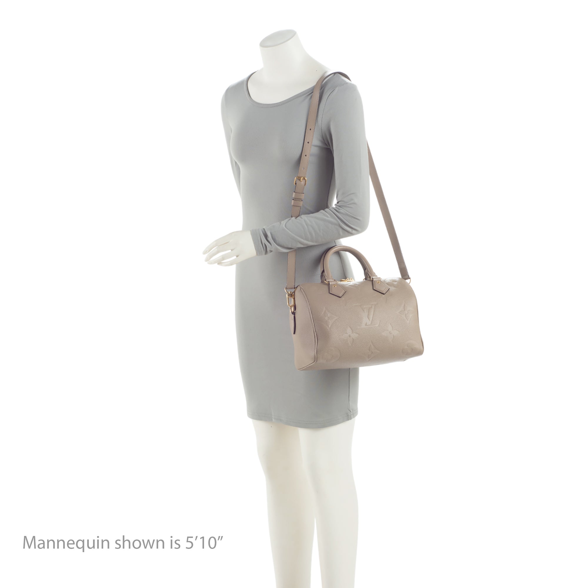 Louis Vuitton Giant Monogram Empreinte Speedy Bandouliere 25 Satchel