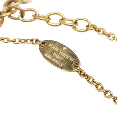 Louis Vuitton Gold Plated Essential V Necklace