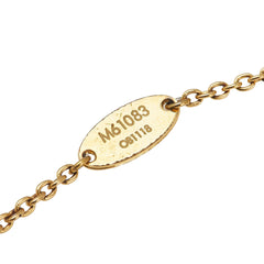 Louis Vuitton Gold Plated Essential V Necklace