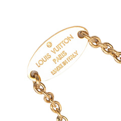 Louis Vuitton Gold Plated Essential V Necklace