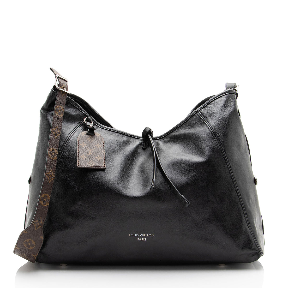 Louis Vuitton Lambskin CarryAll Vibe MM Shoulder Bag