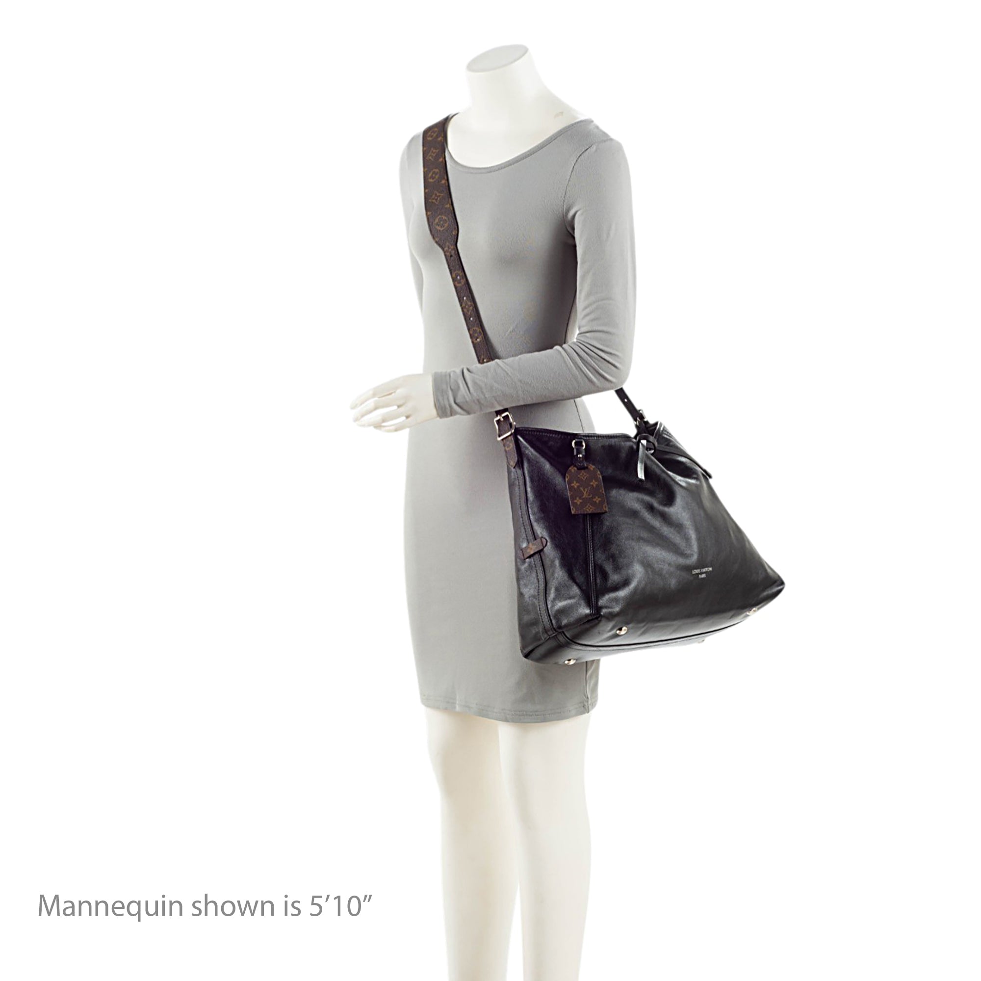 Louis Vuitton Lambskin CarryAll Vibe MM Shoulder Bag