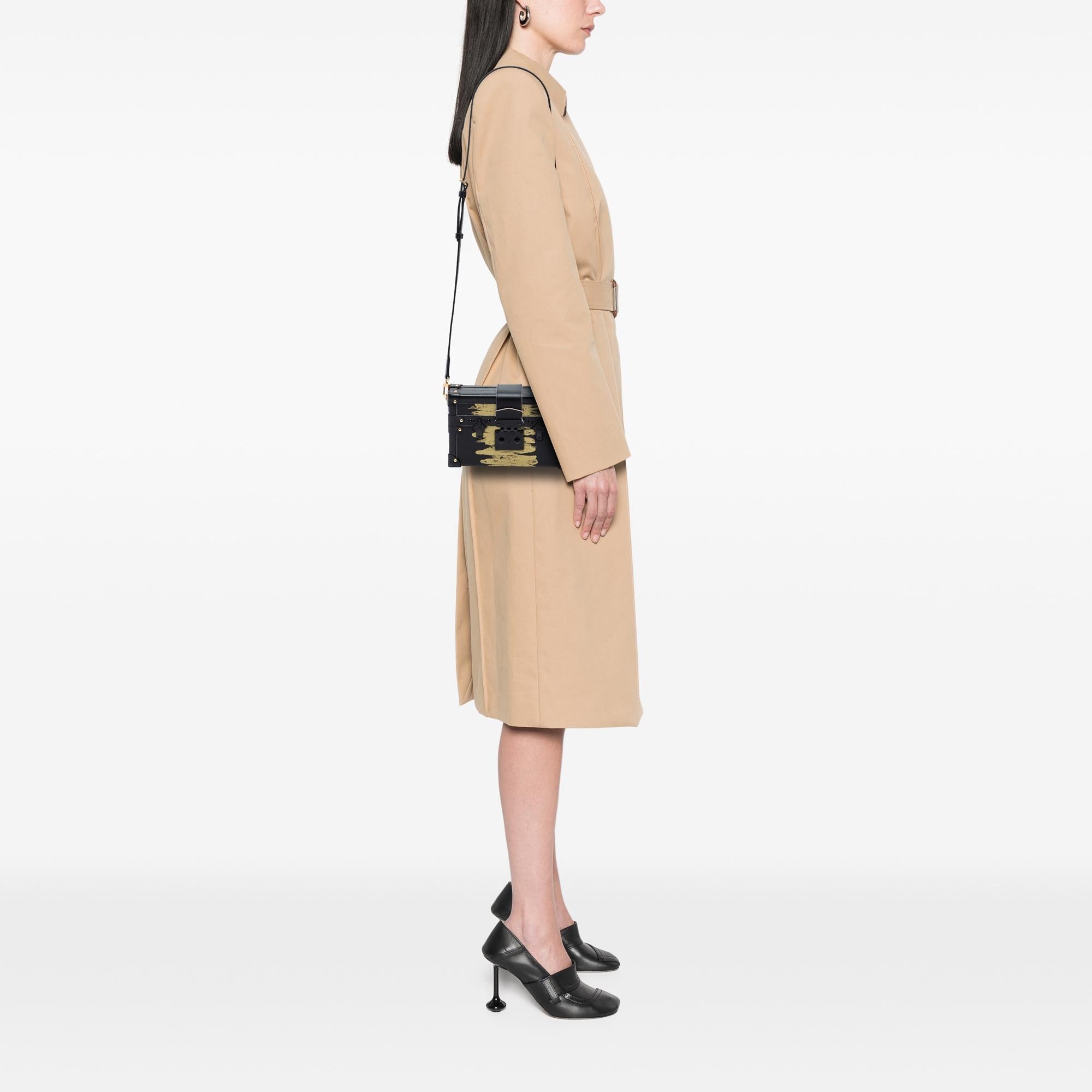 Louis Vuitton Leather Golden Light Petite Malle