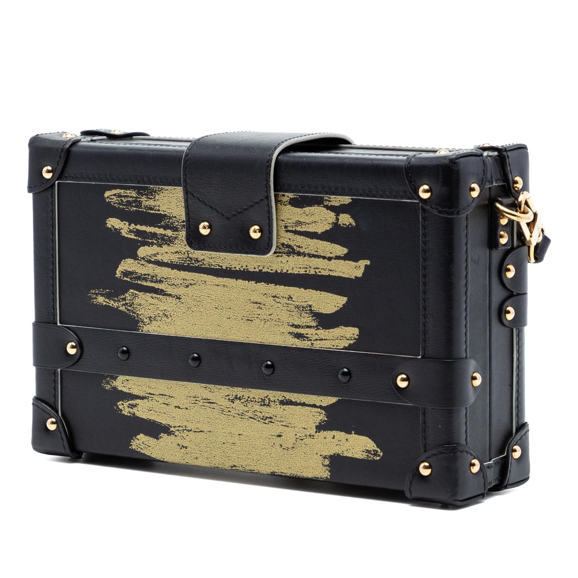 Louis Vuitton Leather Golden Light Petite Malle