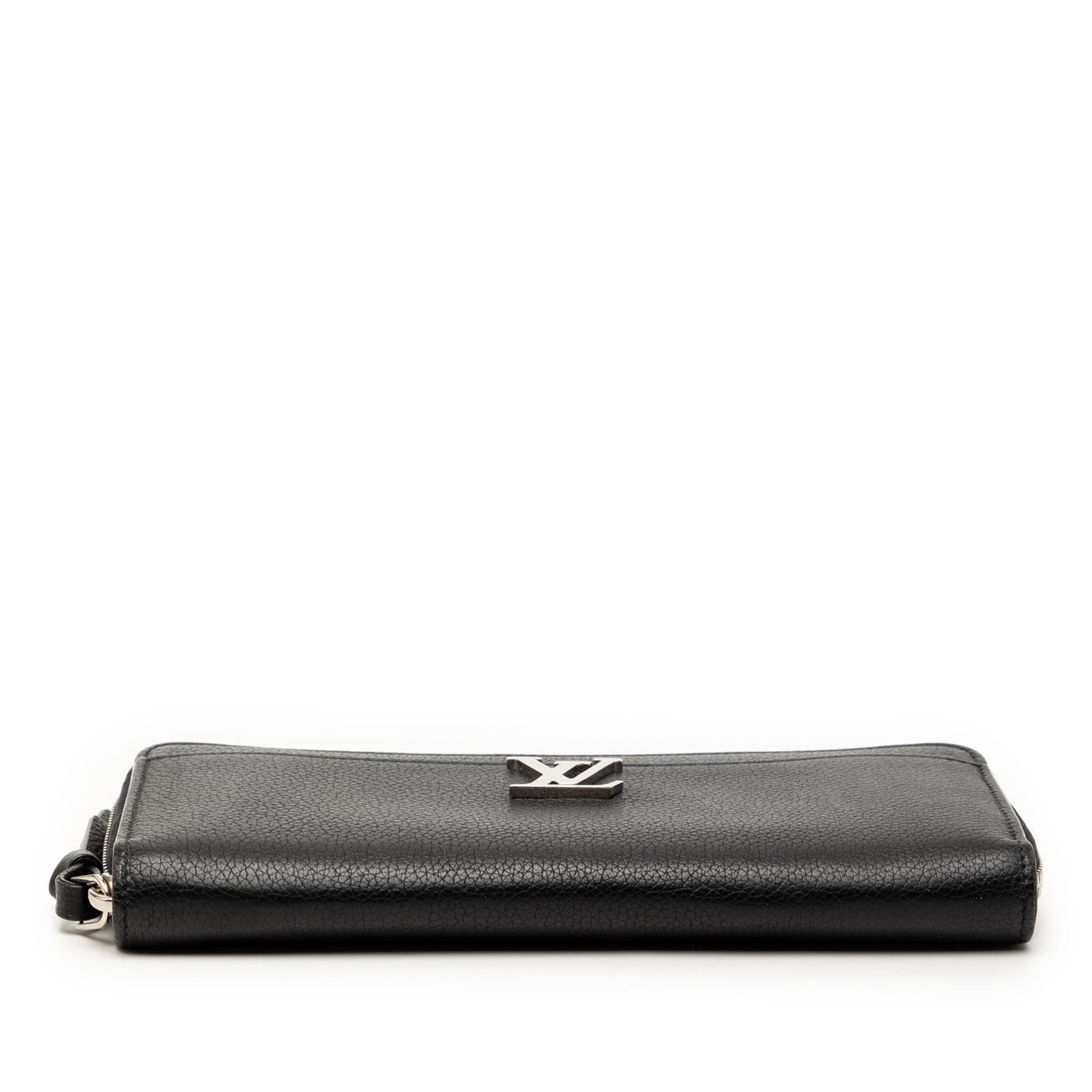 Louis Vuitton Leather Lockme Zippy Wallet