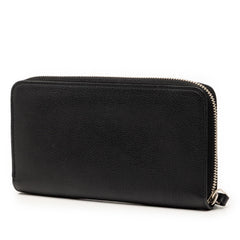Louis Vuitton Leather Lockme Zippy Wallet