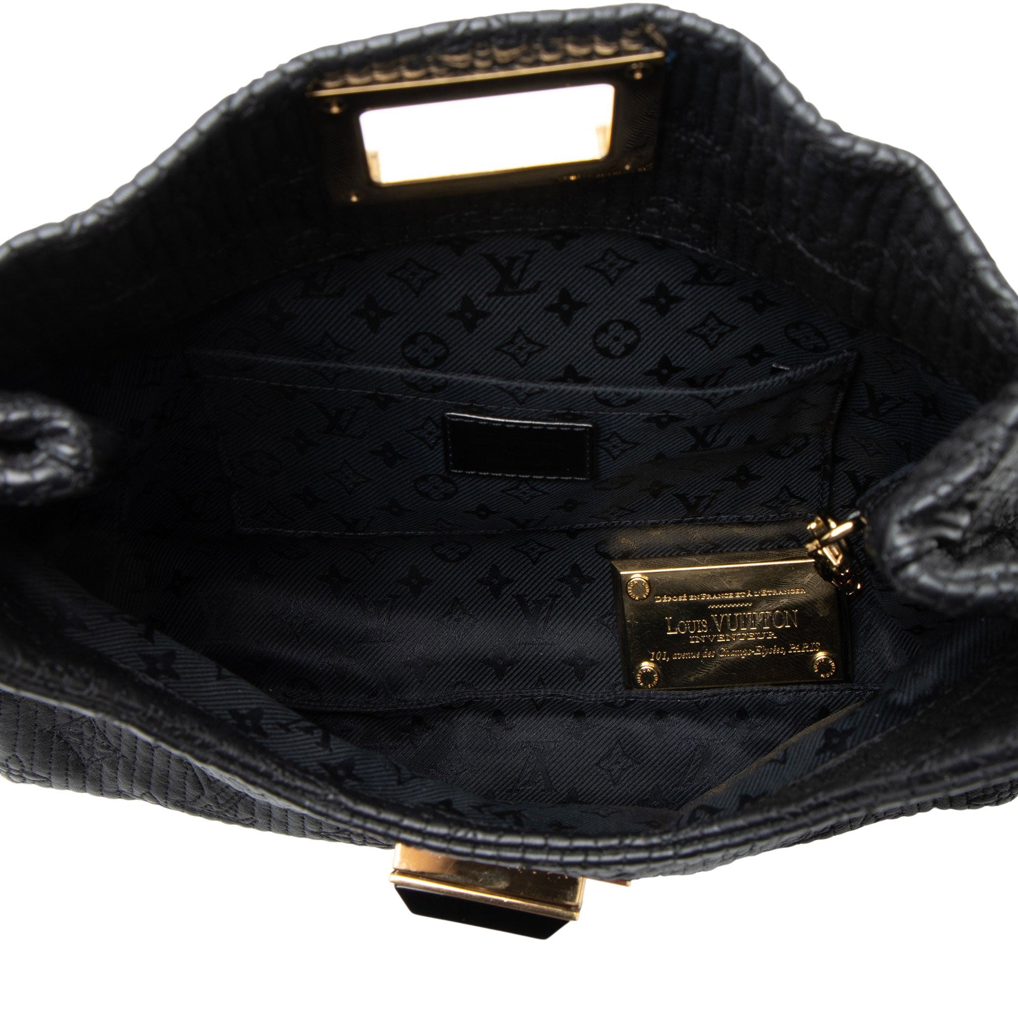 Louis Vuitton Leather Monogram Altair Clutch