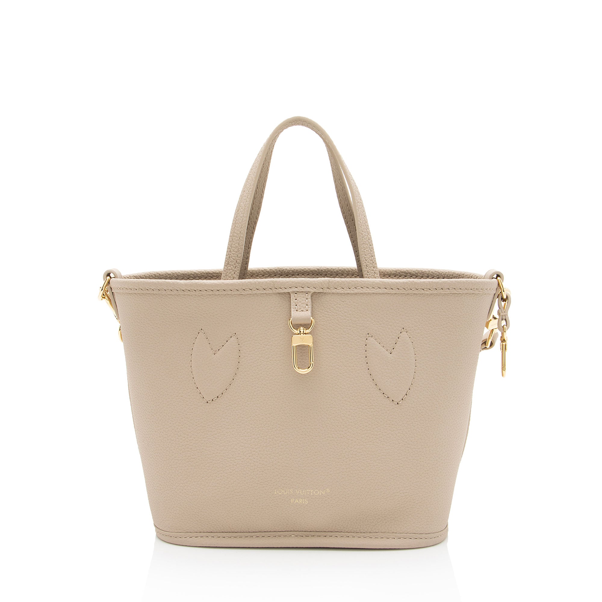 Louis Vuitton Leather Monogram Canvas Neverfull Inside Out Bandouliere BB Tote