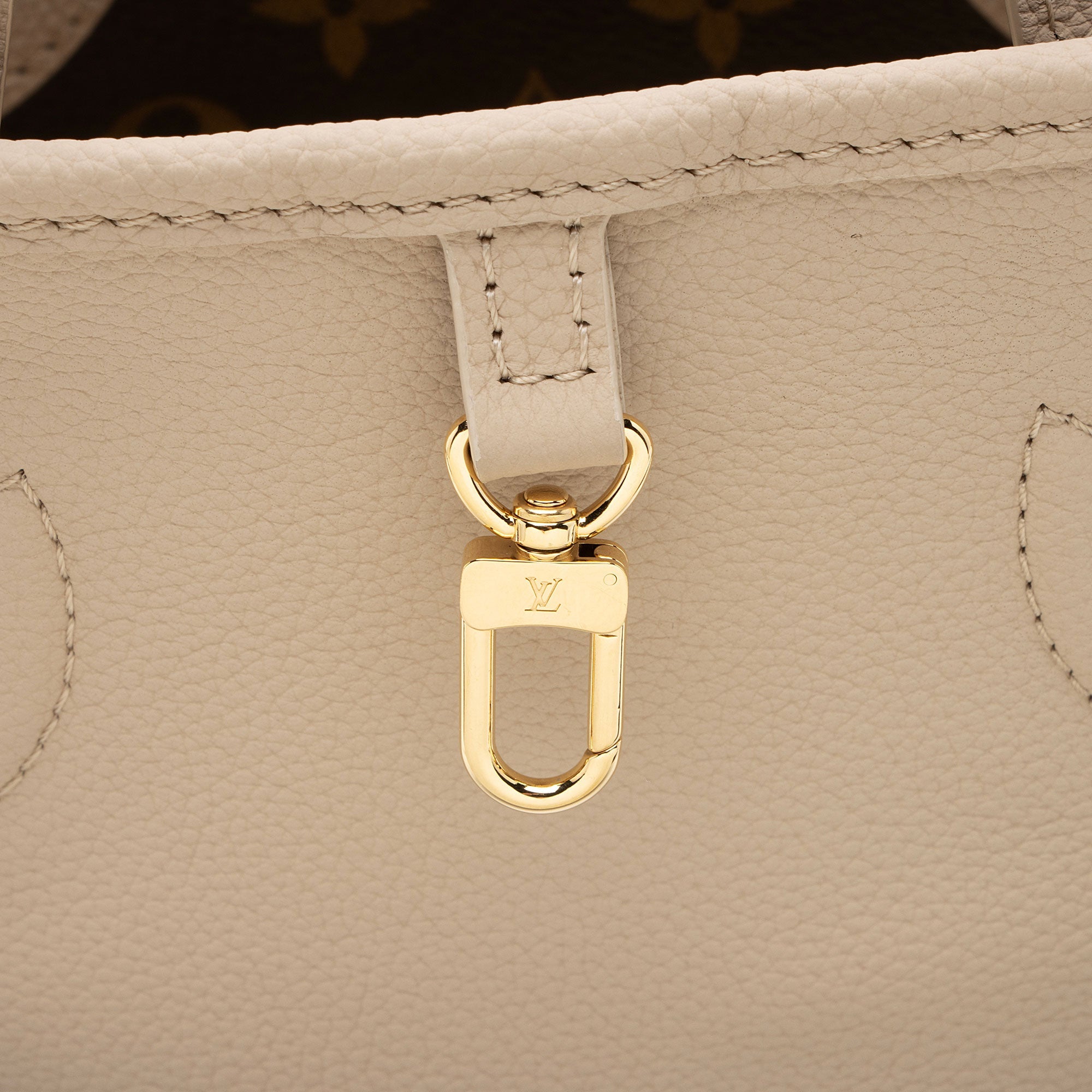 Louis Vuitton Leather Monogram Canvas Neverfull Inside Out Bandouliere BB Tote