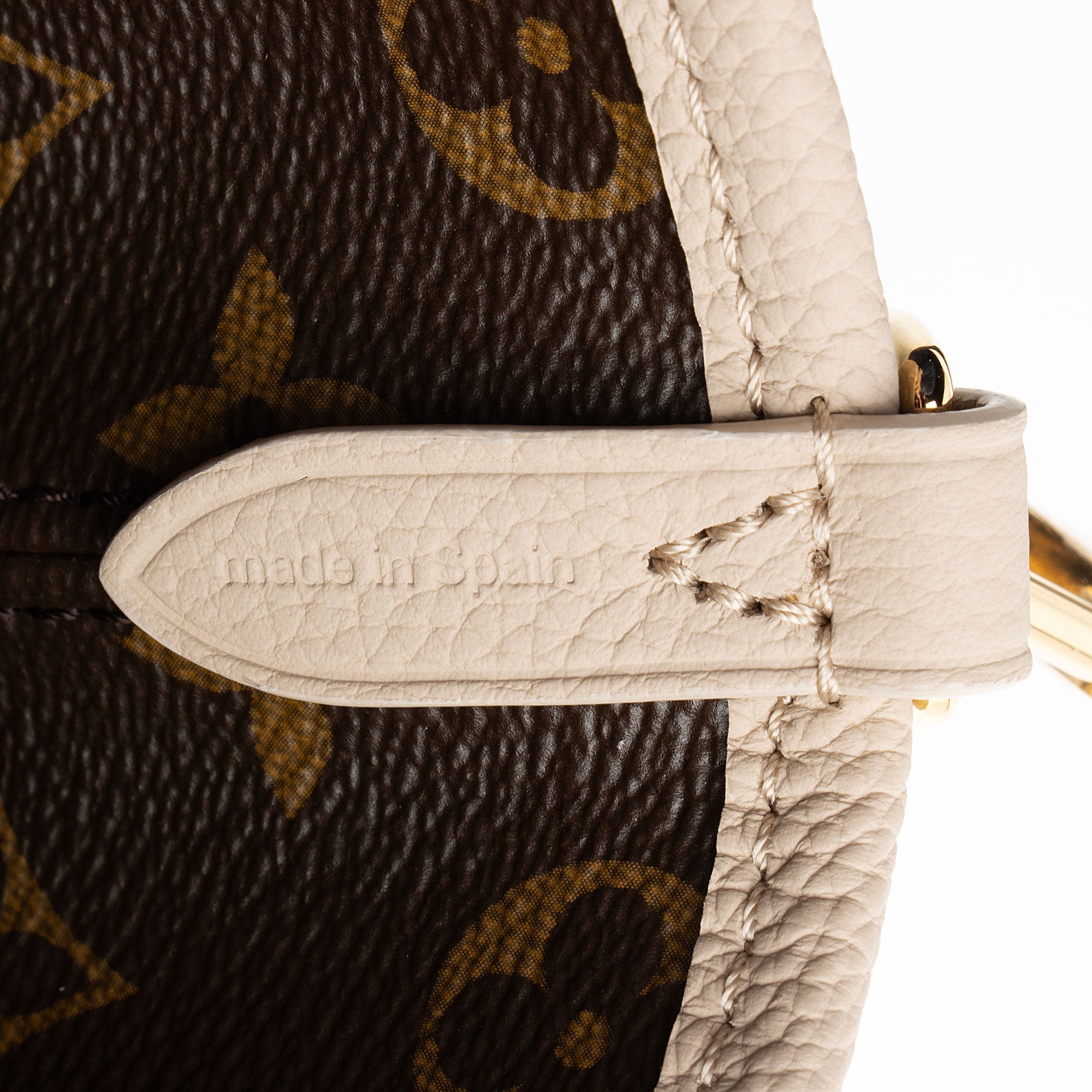 Louis Vuitton Leather Monogram Canvas Neverfull Inside Out Bandouliere BB Tote