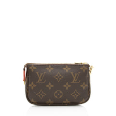 Louis Vuitton Lim Ed Monogram Canvas Animation Mini Cats Pochette Accessories
