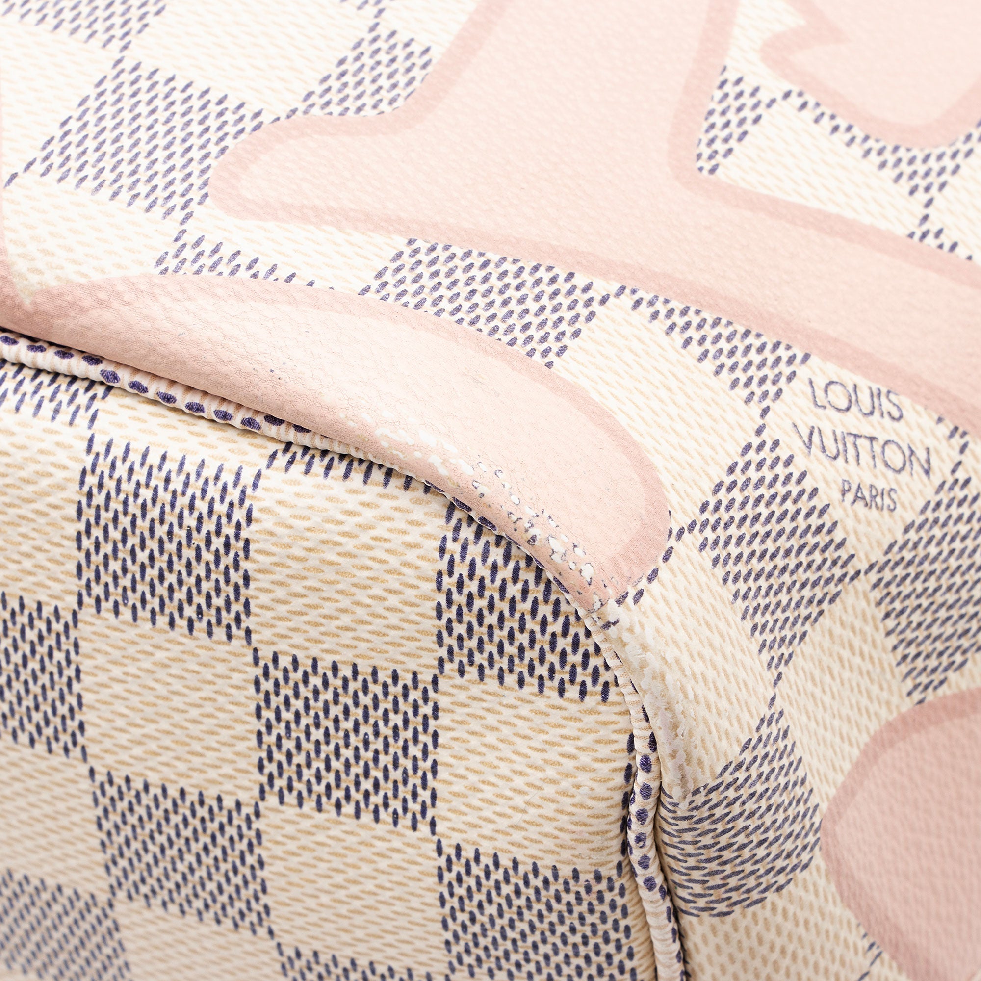 Louis Vuitton Limited Edition Damier Azur Tahitienne Neverfull MM Tote